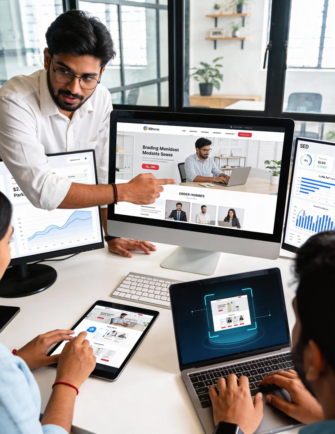 corporate website development ui design