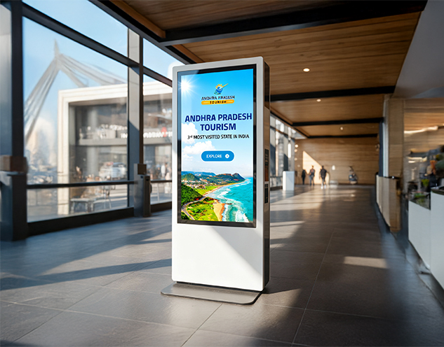 digital kiosk user interface