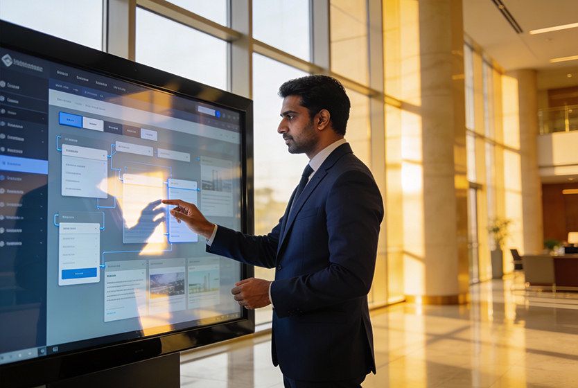 touchscreen app development hyderabad kiosk